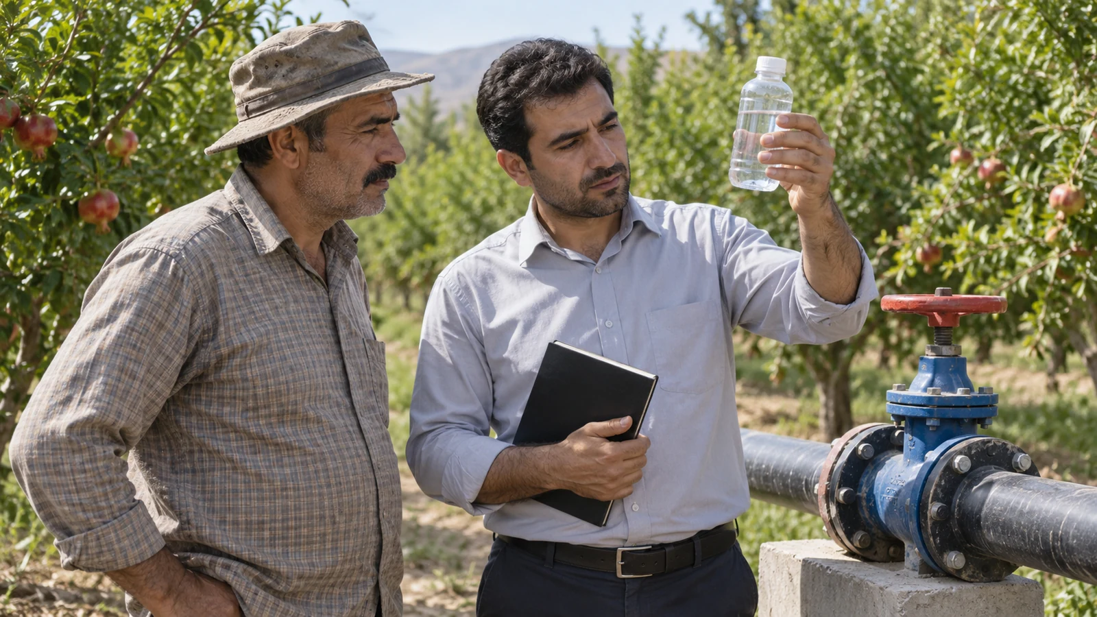 آزمایش آب کشاورزی؛ نمونه‌برداری و تفسیر شوری و کیفیت آب