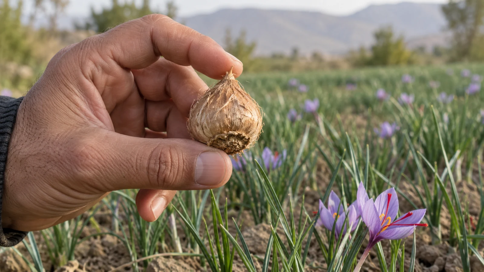 قارچ‌کش و کنه‌کش زعفران؛ از بررسی پیاز تا انتخاب محصول