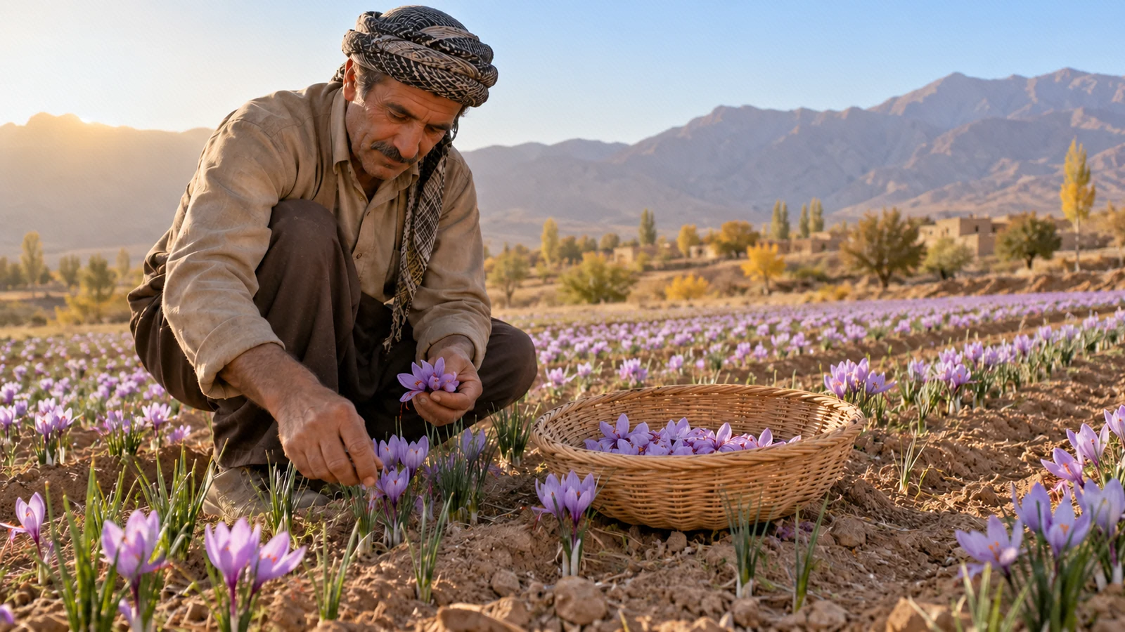 زعفران در سال چند بار گل می‌دهد؟ تفاوت فصل گل‌دهی و نوبت برداشت