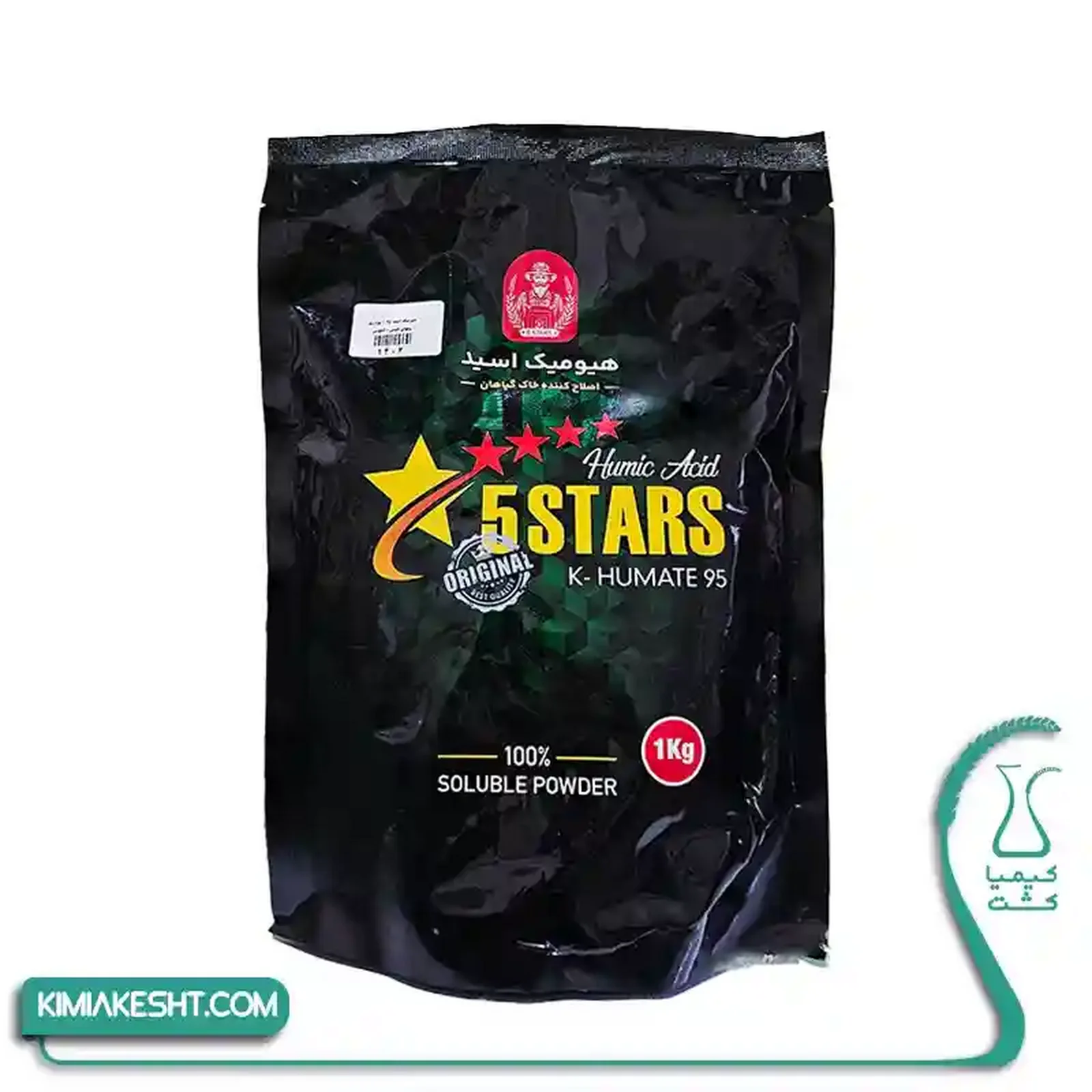 کود هيوميک اسيد 95% پودري (5STARS) ويهاي چين 1 کيلويي - تصویر 1