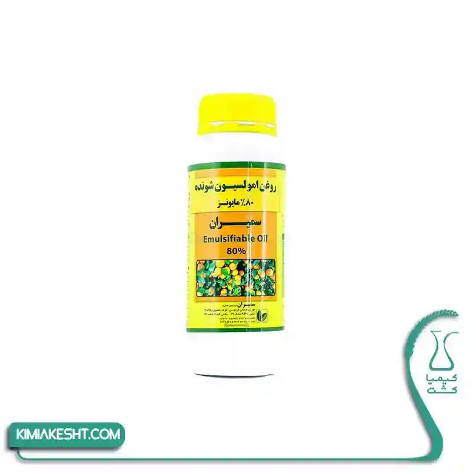 سم حشره کش روغن ولک 80% سميران 1 ليتري - تصویر 1