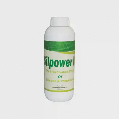بطری سفید Silpower حاوی سیلیکون و پتاسیم