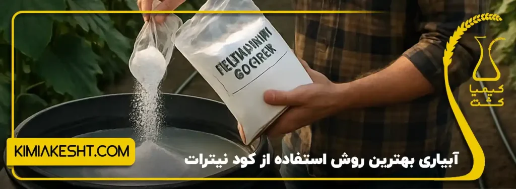 روش مصرف کود نیترات منیزیم (آبیاری)