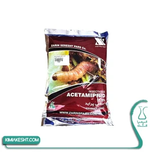 سم حشره کش استامی پراید (موسپیلان) زرین سرشت هند 250گرمی