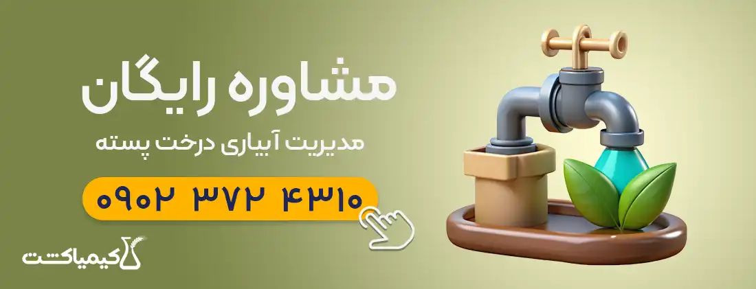 مشاوره آبیاری پسته در مناطق کم آب